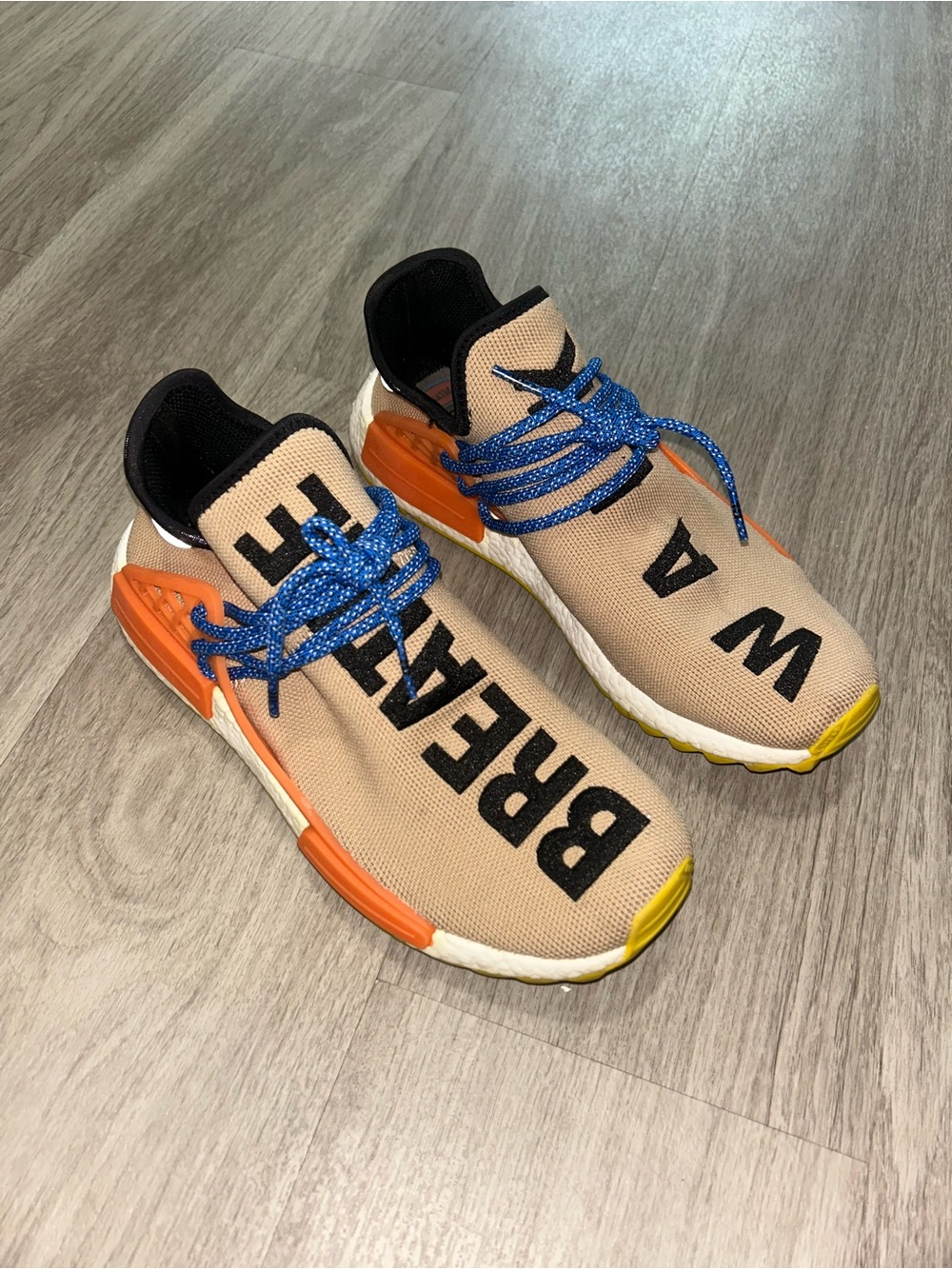 Pharrell x adidas NMD Trail 'Human
Race' sneakers “breathe” “walk” men’s size 8